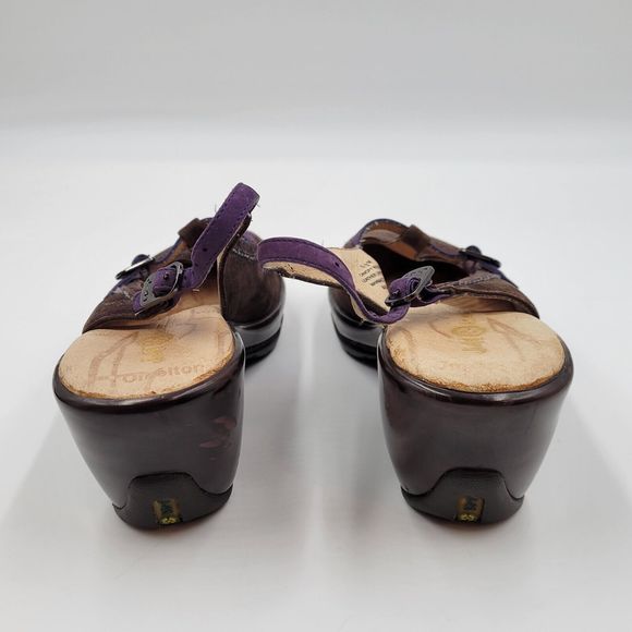 J-41 Adventure On Womens Brown Suede Med Heel Slingback Shoes Comfort Size 6.5 M - Picture 4 of 11